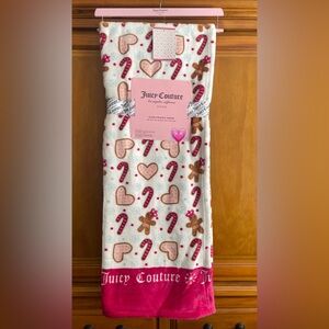 Juicy Couture Gingerbread Christmas Blanket